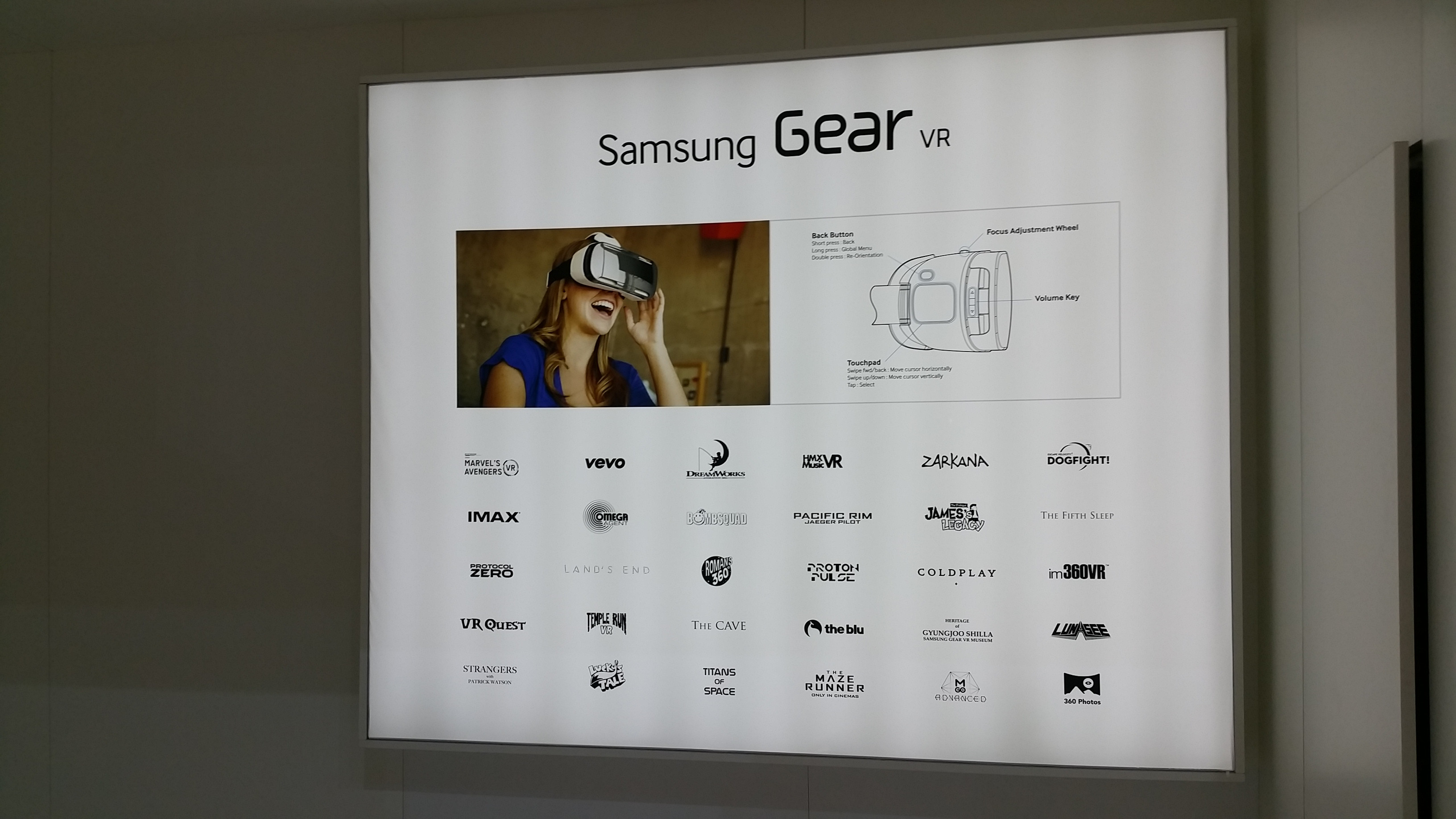 Proton Pulse featured at the Samsung Gear VR Launch event in Berlin, Germany